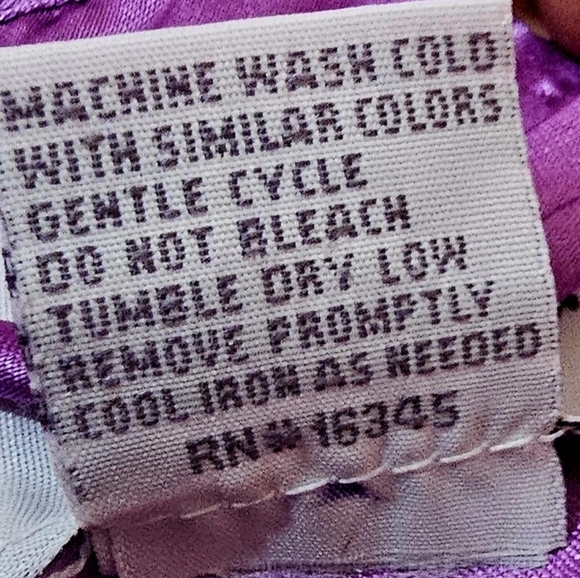 Vanity Fair Purple Floral Women's Robe Nightgown Set 2X - Picture 8 of 8